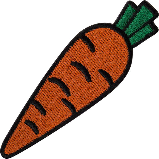 Carrot Patch Iron Sew On Clothes Vegetable Embroidered Badge Embroidery Applique