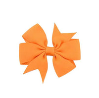 Tangerine Orange Children's Hair Bow Barrette Hair Clip Clasp