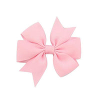 Pearl Pink Children's Hair Bow Barrette Hair Clip Clasp