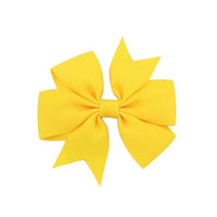 Daffodil Yellow Children's Hair Bow Barrette Hair Clip Clasp