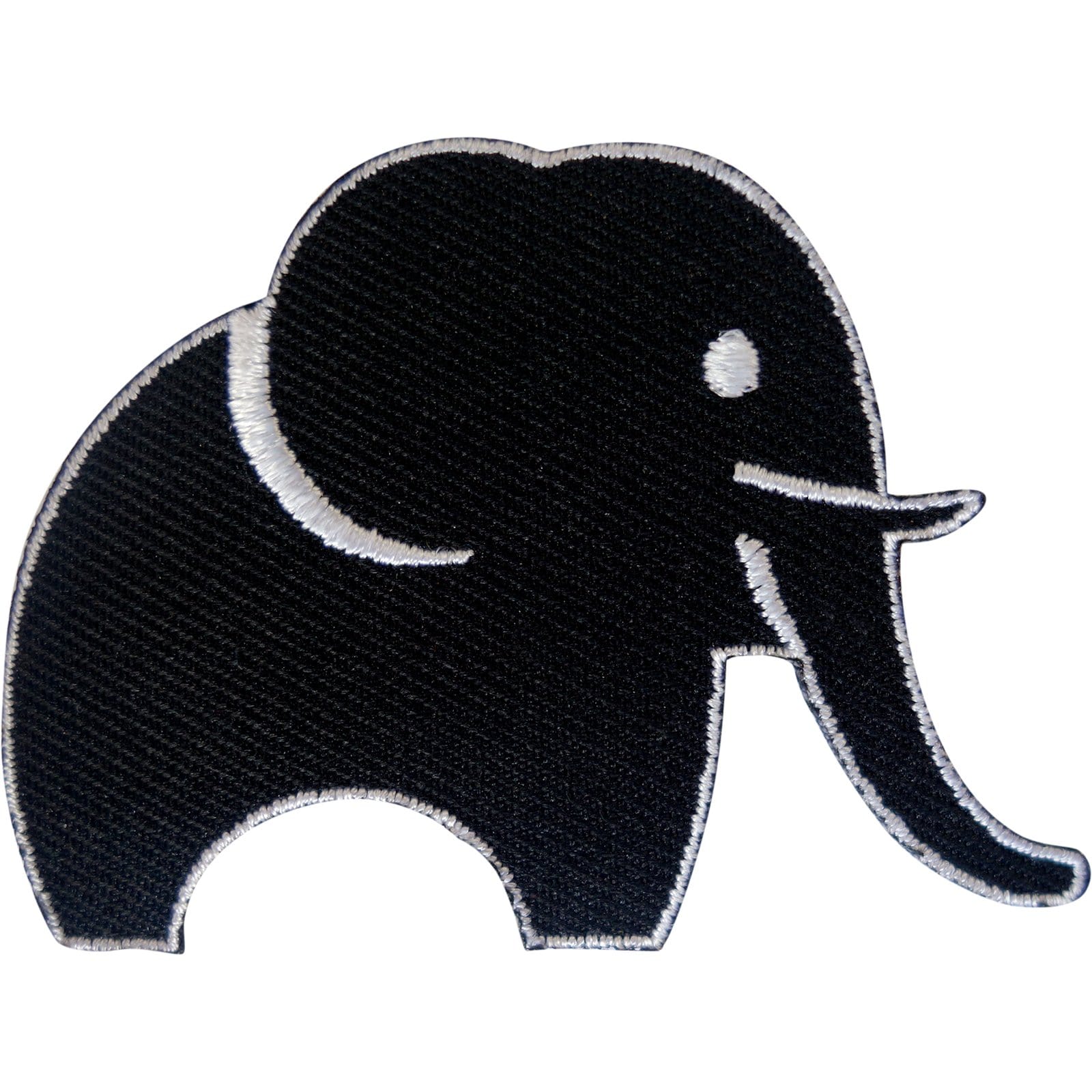 Elephant Patch Iron Sew On Clothes Bag Animal Embroidered Badge Crafts Applique