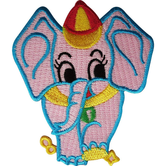 Elephant Patch Iron Sew On Clothes Embroidered Badge Animal Embroidery Applique