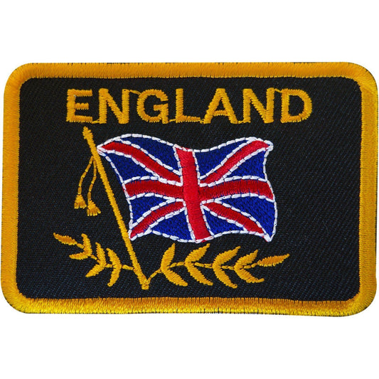Embroidered England Flag Patch Badge Union Jack UK Iron Sew On Jacket Shirt Bag