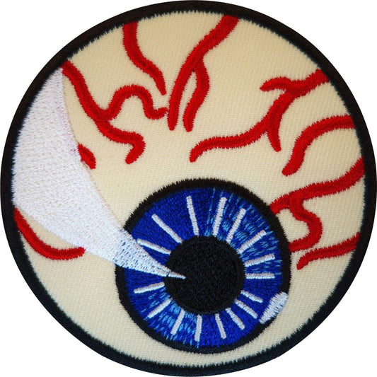 Embroidered Eyeball Iron On Patch Sew On Badge Clothes Eye Embroidery Applique