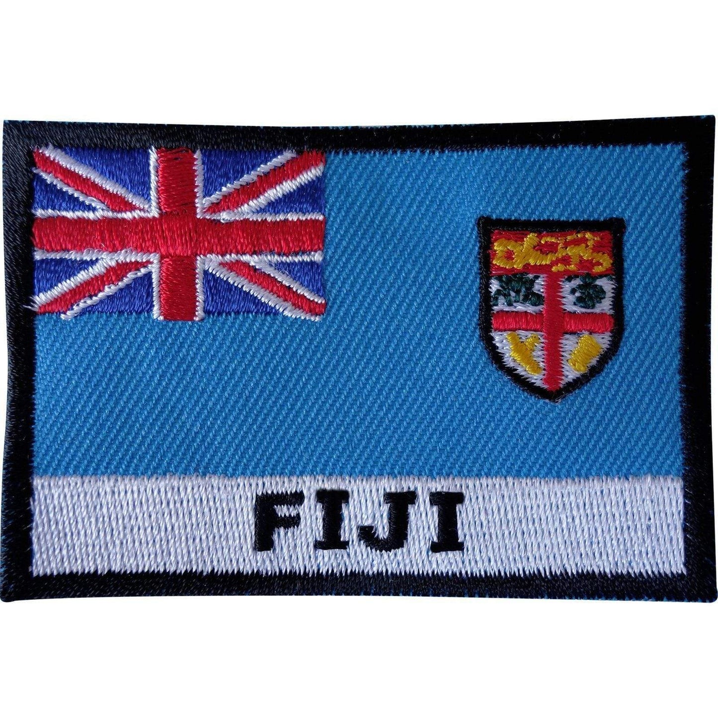 Embroidered Fiji Flag Patch Sew On Cloth Jacket Jeans Bag Shirt Embroidery Badge
