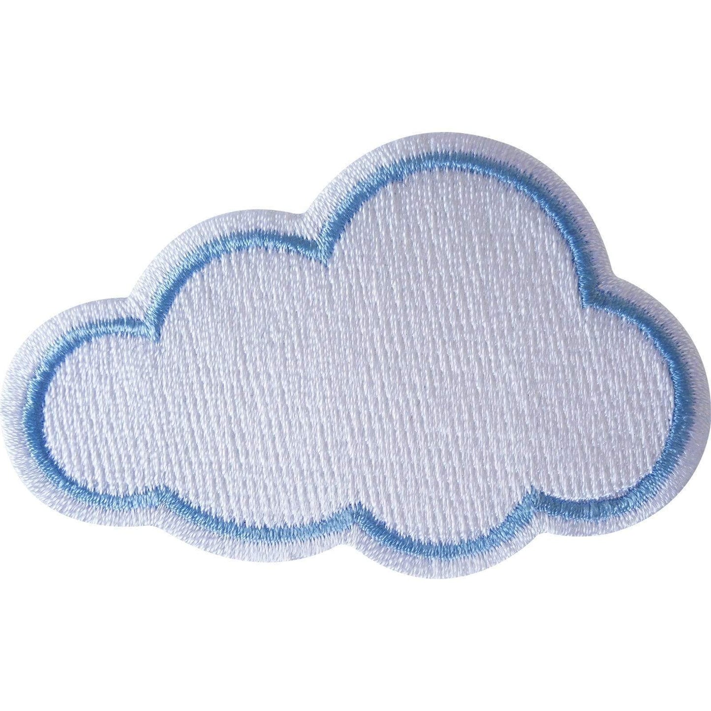 Embroidered Iron On Cloud Patch / Sew On Badge for Cloth Jacket Jeans Bag Crafts