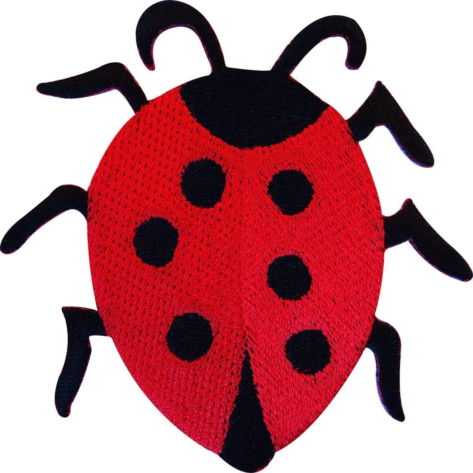 Embroidered Iron On Ladybird Patch Sew On Ladybug Badge Embroidery Crafts Sewing