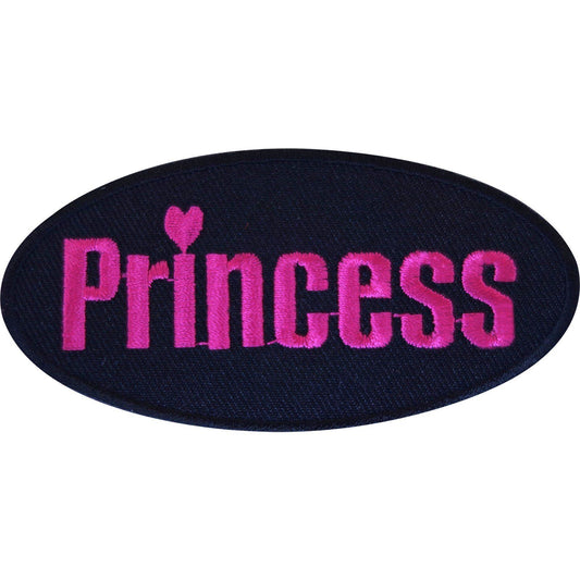 Embroidered Iron On Princess Patch Sew On Jacket Jeans T Shirt Bag Biker Badge