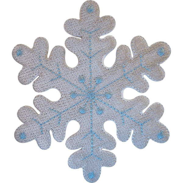 Embroidered Snowflake Iron On Patch Sew On Badge Snow XMAS Christmas Arts Crafts