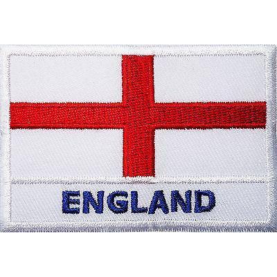 England Flag Embroidered Iron Sew On Patch United Kingdom UK English Shirt Badge