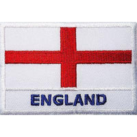England Flag Embroidered Iron Sew On Patch United Kingdom UK English Shirt Badge