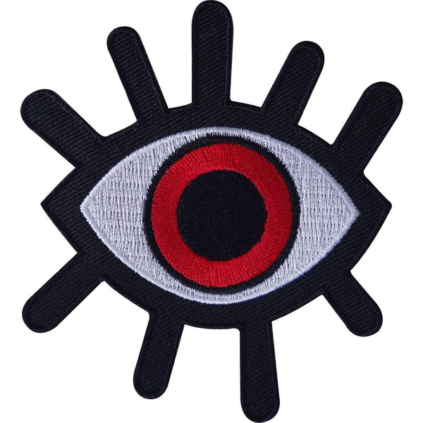 Evil Eye Patch Iron On / Sew On Clothes Biker Motorbike Motorcycle Monster Badge