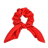 12 Fabric Bow Knot Elastic Hair Bands Scrunchies Bobbles