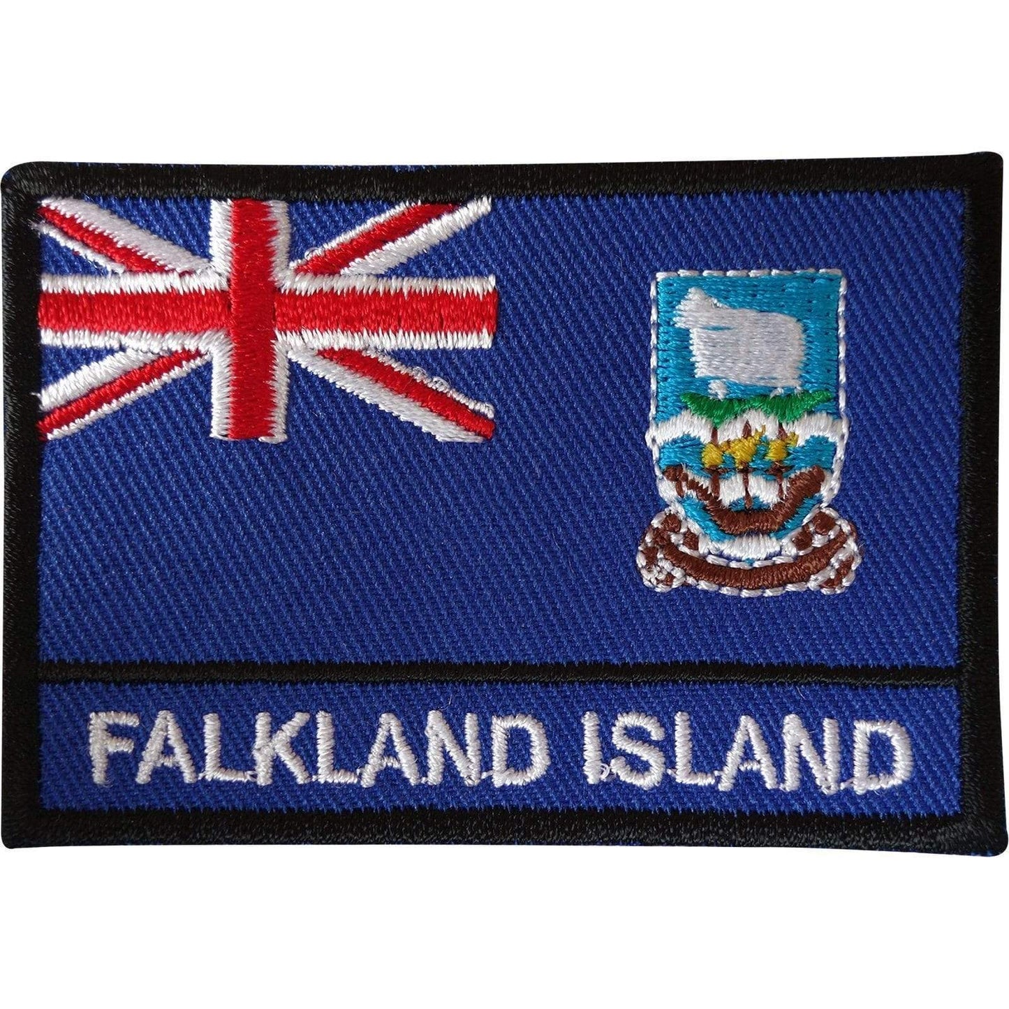 Falkland Islands Flag Patch Sew On Cloth Jacket Jeans T Shirt Embroidered Badge