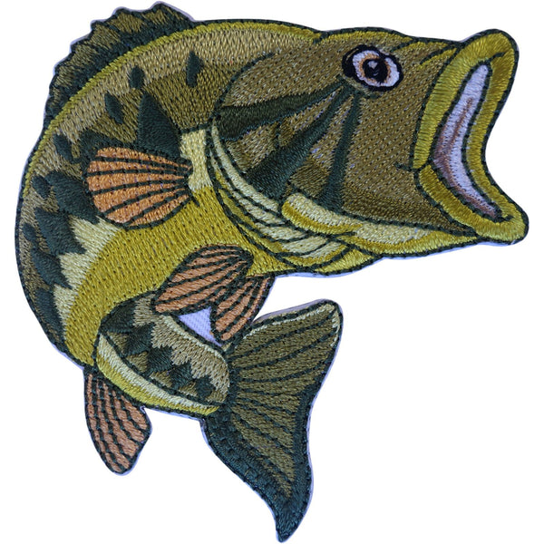 Large Carp Fish Embroidered Sew Iron on Patch Badge Patches Sewing B164