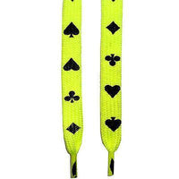 Fluorescent Neon UV Yellow Playing Cards Casino Shoe Trainers Sneaker Pump Laces Fluorescent Neon UV Yellow Playing Cards Casino Shoe Trainers Sneaker Pump Laces