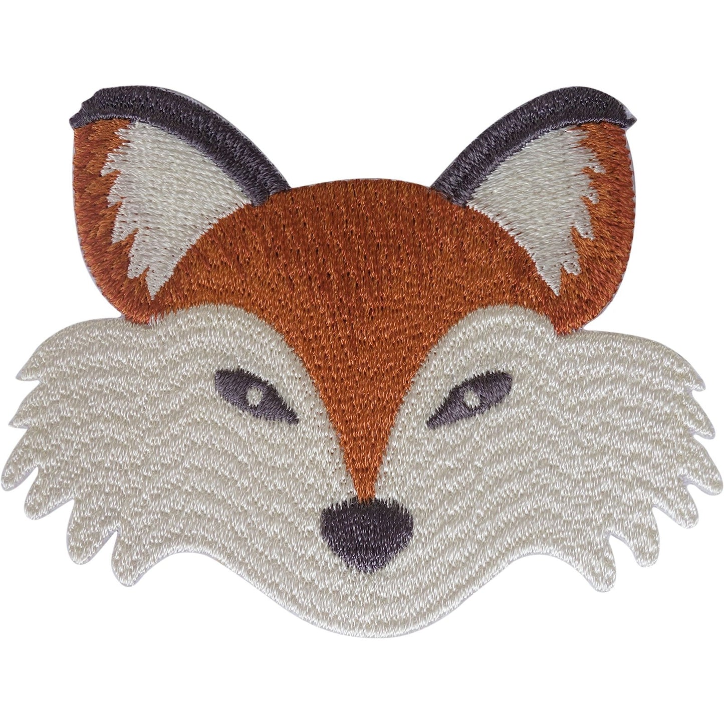 Fox Patch Iron Sew On Clothes Bag Animal Embroidery Applique Embroidered Badge