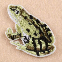 Frog Iron On Patch Sew On Patch Animal Embroidered Applique Embroidery Badge