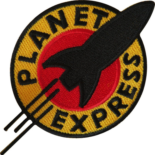 Futurama Planet Express Iron On Sew On Embroidered Patch T Shirt Bag Jeans Badge
