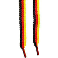 Germany German Flag Shoe Laces for Boys Girls Mens Womens Ladies Kid Shoes Boots