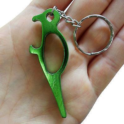 Green Bird Key Ring Chain Fob Beer Bottle Opener Keyring Keychain Bag Charm Toy Green Bird Key Ring Chain Fob Beer Bottle Opener Keyring Keychain Bag Charm Toy