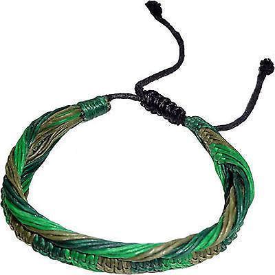 Green Bracelet Wristband Bangle Mens Ladies Boys Girls Kids Cool Surf Jewellery