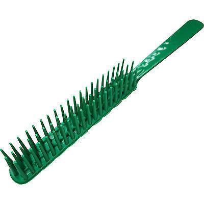 Green Detangling Hair Brush Tangle Knot Free Comb Hairdresser Salon Accessories