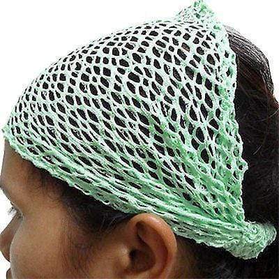 Green Elastic Lace Hair Net Crochet Snood Headband Hairband Gym Alice Head Band Green Elastic Lace Hair Net Crochet Snood Headband Hairband Gym Alice Head Band