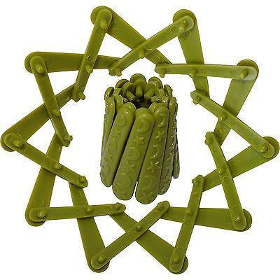 Green Expandable Pony Tail Hair Clip Bun Holder Clasp Expanding Ponytail Grip Green Expandable Pony Tail Hair Clip Bun Holder Clasp Expanding Ponytail Grip