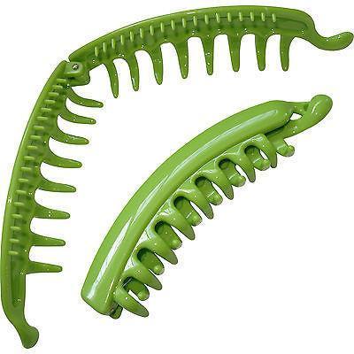 Green Hair Claw Clip Comb Clamp Grip Grasp Girls Womens Kids Ladies Accessories Green Hair Claw Clip Comb Clamp Grip Grasp Girls Womens Kids Ladies Accessories