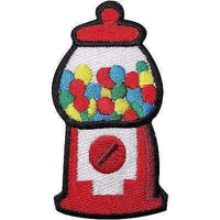 Gumball Machine Embroidered Iron / Sew On Patch Sweet Vending Dispenser Badge