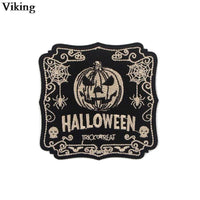 Halloween Patch Pumpkin Iron On Patch Sew On Patch Trick Or Treat Embroidered Badge Embroidery Applique