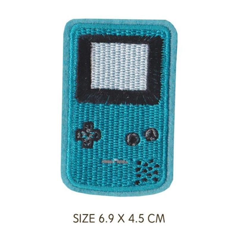 Handheld Games Console Iron On Patch Sew On Patch Computer Video Game Embroidered Badge Embroidery Applique Motif