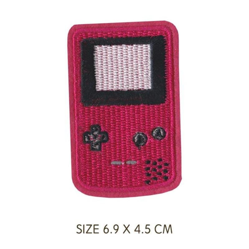 Handheld Games Console Iron On Patch Sew On Patch Computer Video Game Embroidered Badge Embroidery Applique Motif
