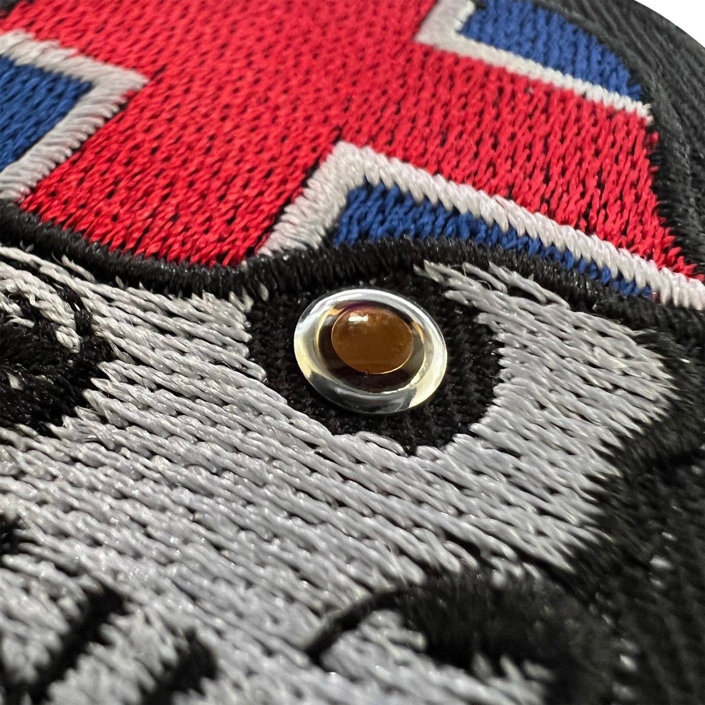Helmet Skull Patch Iron Sew On Embroidered Badge UK England Iceland Flag Biker