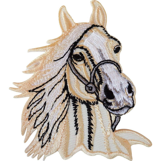 Horse Iron Sew On Patch Clothes Jacket T Shirt Bag Pony Riding Embroidered Badge