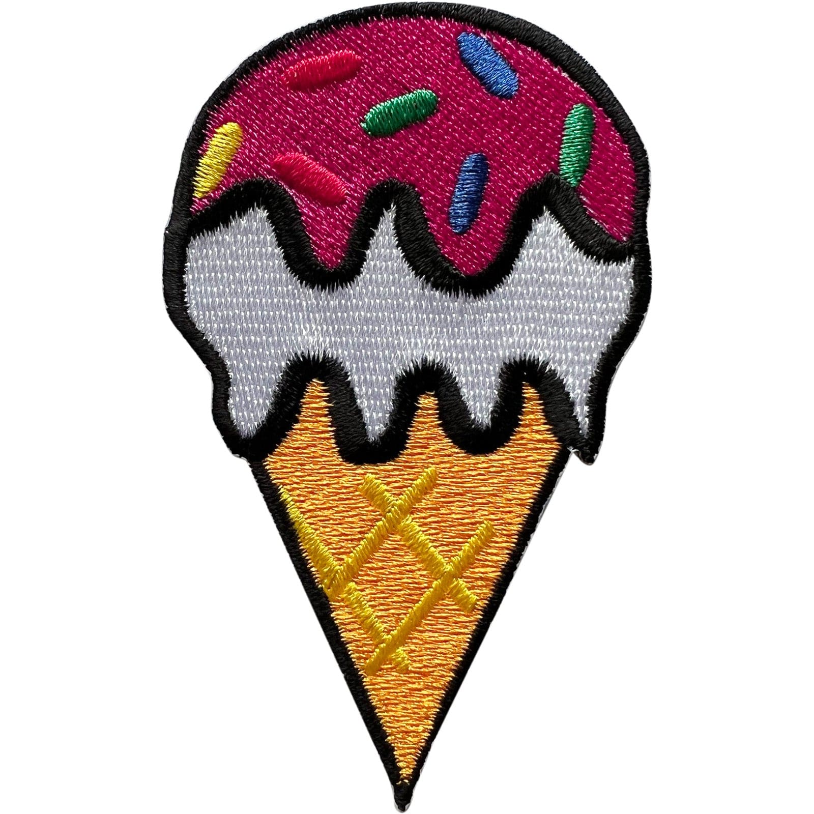 Cute Calico Cat on Fluffy Ice Cream Cone Iron on Patch, Embroidery Patch,  Cute Kawaii Patch, Sew on Patch, Craft Supply, DIY Patches 11 