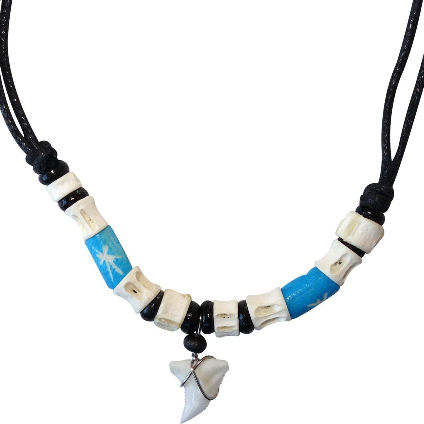 Shark Tooth Necklace Pendant Chain Mens Womens Boys Girls Kids Surfer Jewellery