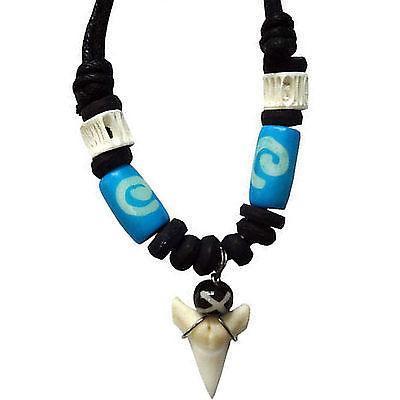 Shark Tooth Pendant Chain Surf Necklace Choker Mens Ladies Girls Boys Jewellery Shark Tooth Pendant Chain Surf Necklace Choker Mens Ladies Girls Boys Jewellery