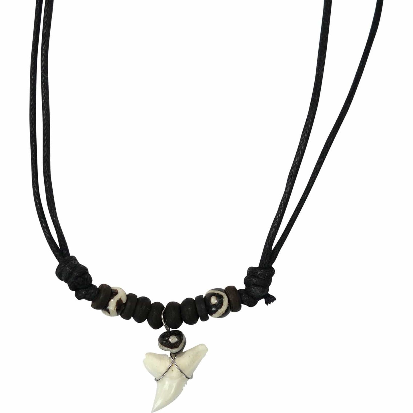 Imitation Resin Shark Tooth Pendant Chain Surfer Necklace Choker Mens Womens Fashion Jewellery
