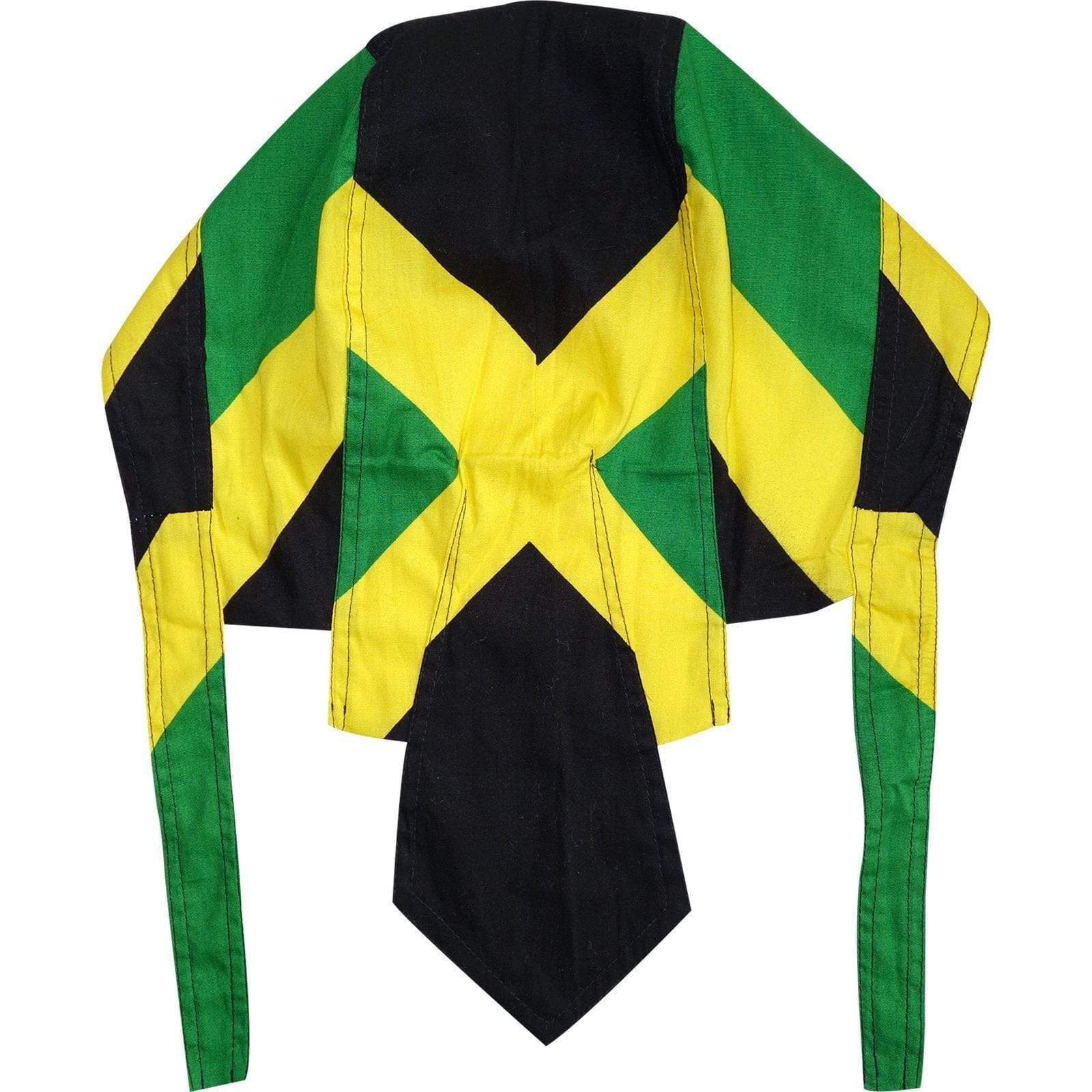 Jamaica Flag Bandana Biker Durag Skull Hat Cap Jamaican Rastafarian Rasta Do Rag
