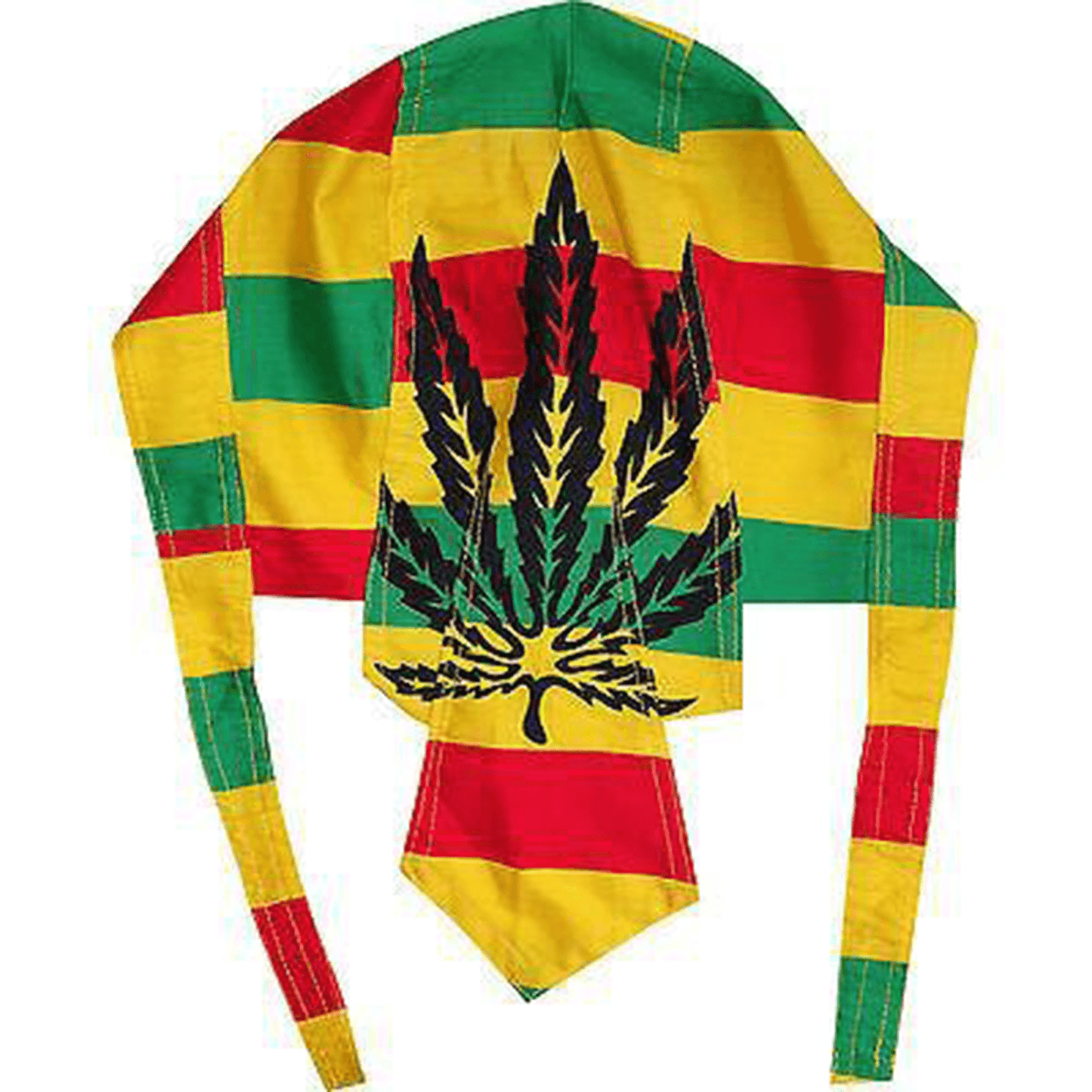 Jamaica Rasta Cannabis Leaf Bandana Biker Durag Zandana Hat Cap Jamaican Reggae