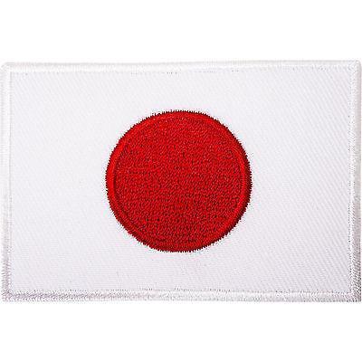 Japan Flag Embroidered Iron / Sew On Patch Japanese Karate GI Suit T Shirt Badge