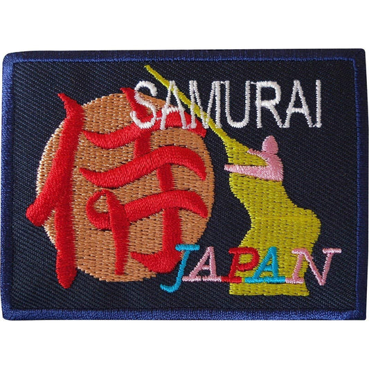 Japan Iron On Samurai Patch Sew On Clothes Bag Japanese Martial Arts Ninja Badge