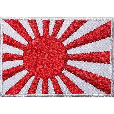 Japan Rising Sun Flag Embroidered Iron / Sew On Patch Karate Military Army Badge
