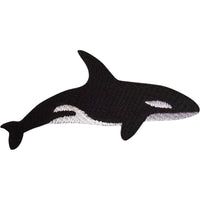 Killer Whale Patch Iron Sew On Embroidered Badge Animal Fish Embroidery Applique