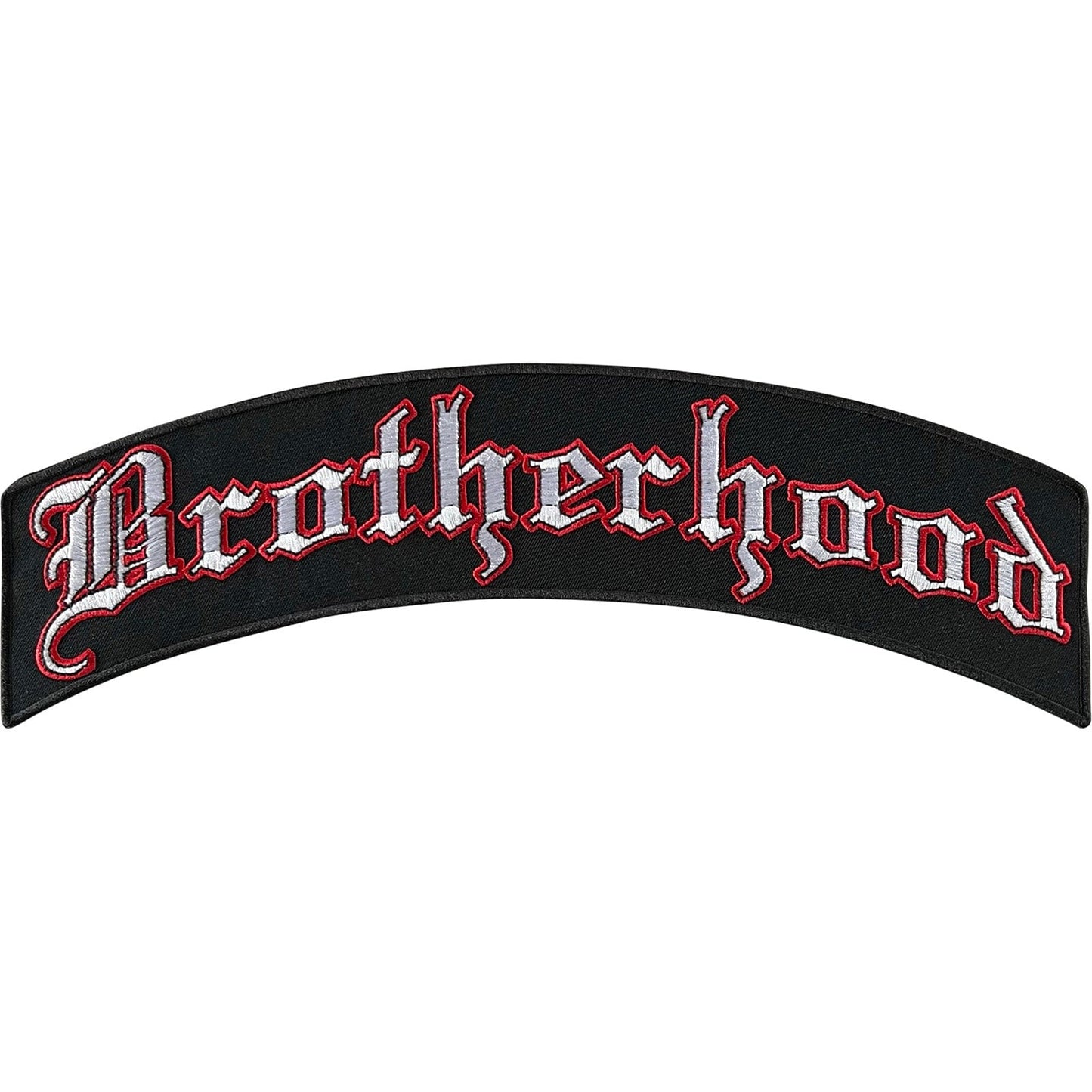 Large Brotherhood Patch Iron Sew On Motorcycle Jacket Motorbike Vest Big Badge