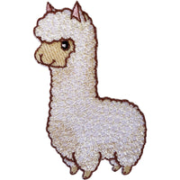 Llama Alpaca Patch Iron On Sew On Lama Sheep Embroidered Badge Animal Embroidery
