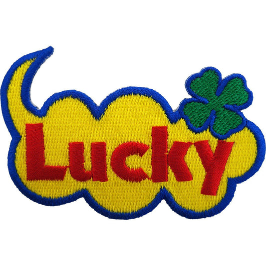 Lucky Patch Four Leaf Clover Sew / Iron On Badge Ireland St Patricks Day Irish