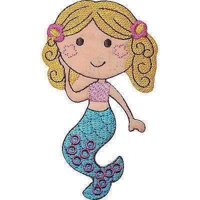 Mermaid Embroidered Iron / Sew On Patch Clothes T Shirt Bag Jeans Jacket Badge
